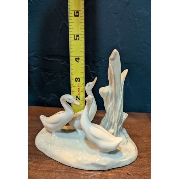 Vintage NAO by Lladro Three Geese‎ Porcelain Figurine 4 1/2" - Picture 9 of 12